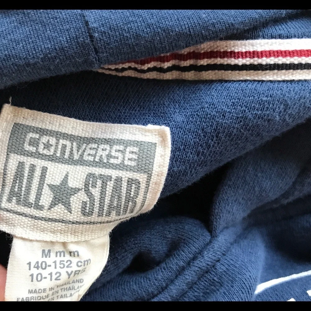 Converse all star Chuck Taylor blue pullover hoodie